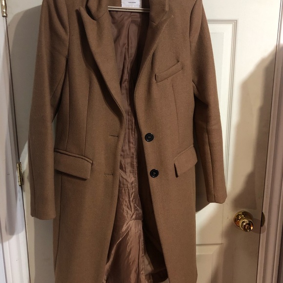 Beige wool coat size small (brand Vero Moda) - Picture 4 of 4